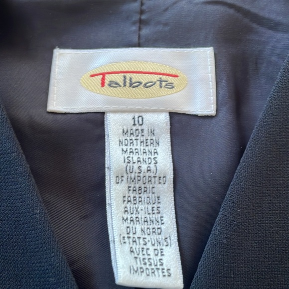 Talbots Black Jacket and Skirt Suit Women’s Size 10 - Picture 4 of 13